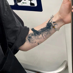 Shadow Samurai丨Herbal Tattoo Sticker Arm/Forearm/Leg/Shoulder Dark/Japanese Semi-permanent tattoo