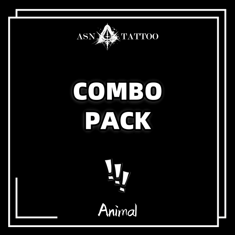 【ANIMAL COMBO PACK】丨Herbal Tattoo Sticker Semi-permanent tattoo